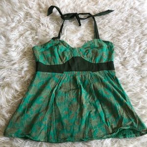 Retro Anthropologie halter top